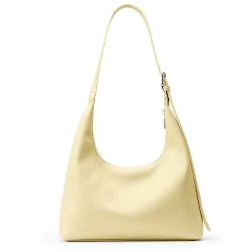Crescent Bag, Cream Yellow, Small