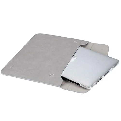Suede Laptop Sleeve, 13 inch, Grey